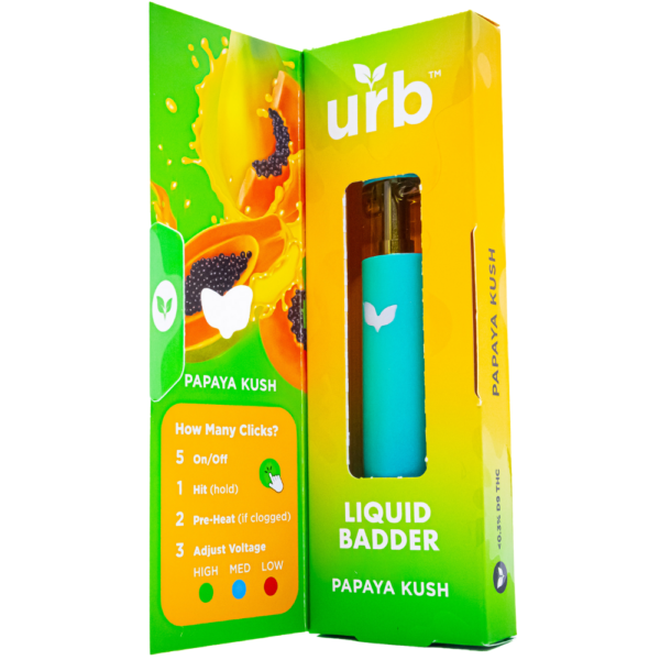 Urb-Papaya-Kush-2.png Urb Vapes - Liquid Badder